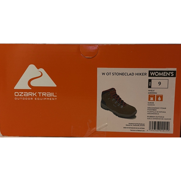 Ozark Trail Women's Leather Waterproof Stoneclad Hiker Boots Size 9 NEW - Picture 8 of 8